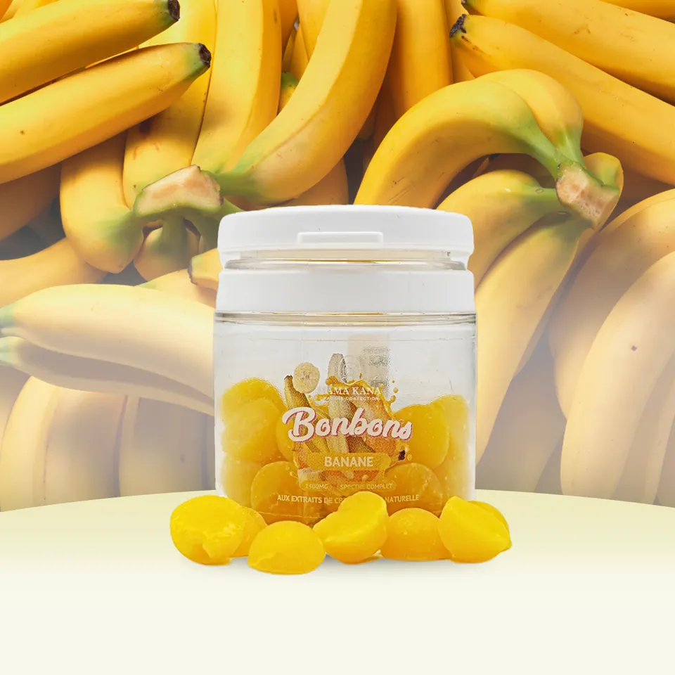 Bonbons CBD 1400mg - Banane 🐒 — comestible au CBD — vue principale