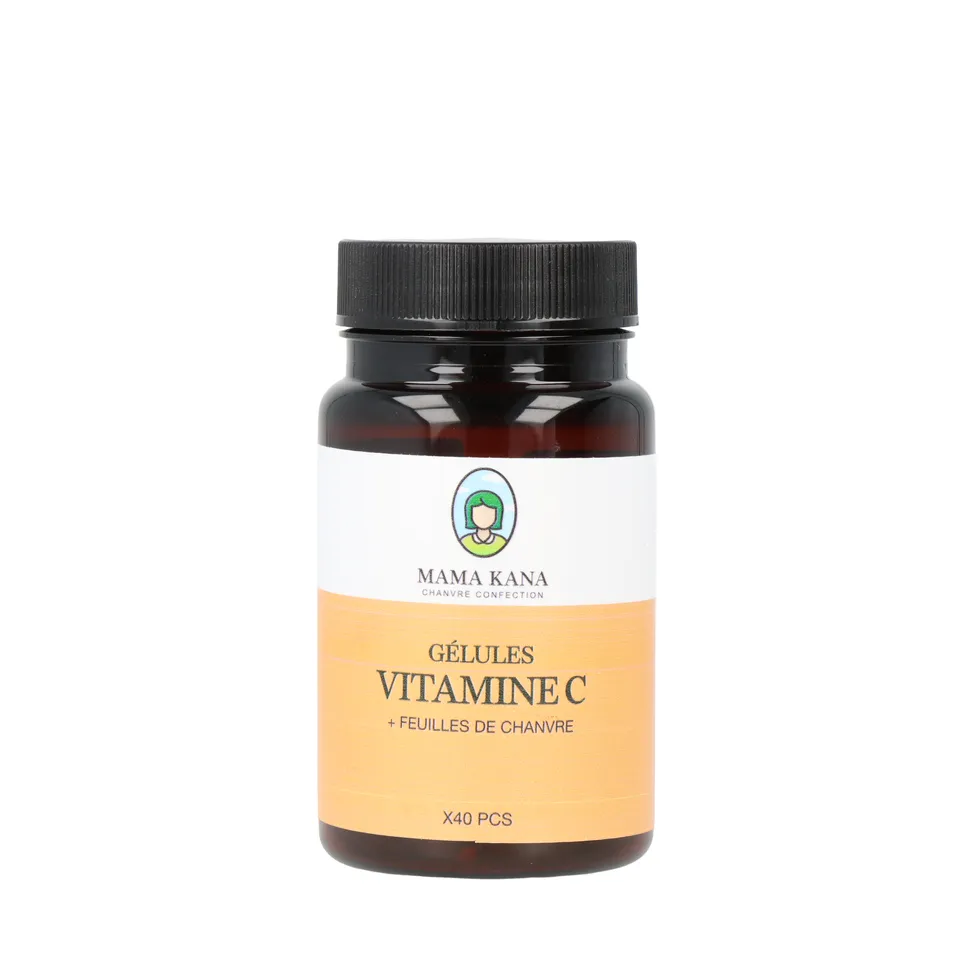 Gélules Chanvre - Vitamine C 🍊 — comestible au CBD — vue principale