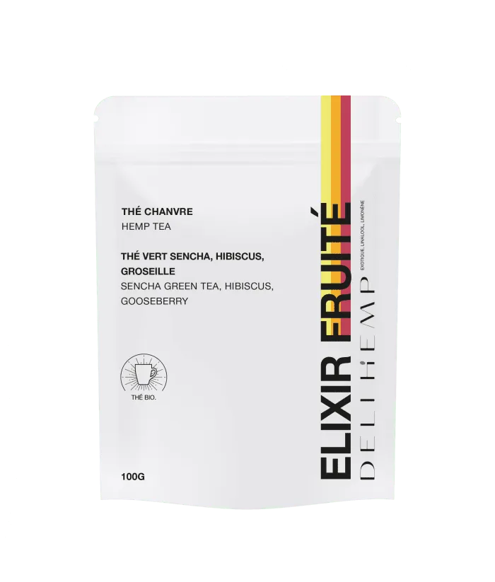 Thé au Chanvre - Elixir Fruité 🍇 — comestible au CBD — vue principale